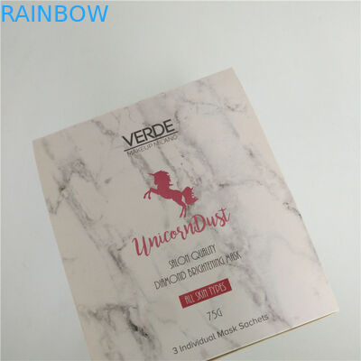 5ml 30ml τρίχας μασκών συσκευάζοντας σακούλι δειγμάτων Skincare σακουλών κρέμας ματιών τσαντών μίνι με το κιβώτιο επίδειξης εγγράφου