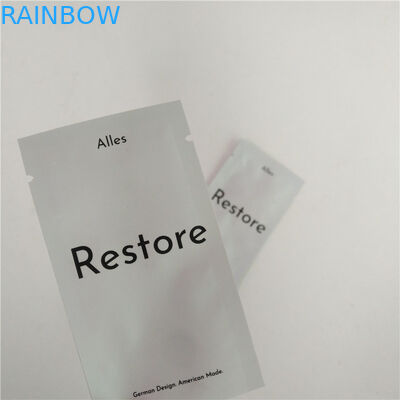 Τρία δευτερεύουσα καλλυντική συσκευάζοντας τσάντα φύλλων αλουμινίου σφραγίδων MOPP Mylar