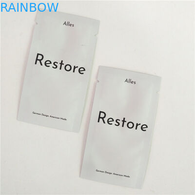 Τρία δευτερεύουσα καλλυντική συσκευάζοντας τσάντα φύλλων αλουμινίου σφραγίδων MOPP Mylar