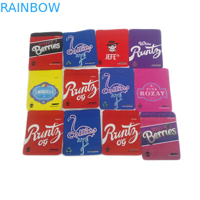 Χαμηλή MOQ 500pcs μαλακή αφής μυρωδιάς απόδειξης εδώδιμη ασφαλής για τα παιδιά 3.5g Cannabies συσκευάζοντας τσάντα Mylar μπισκότων σακουλών που προσαρμόζεται