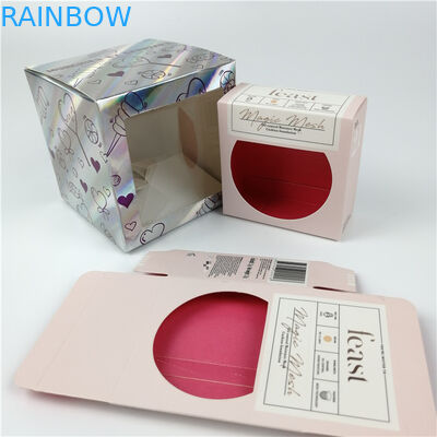 Προσαρμοσμένη συσκευασία κιβωτίων εγγράφου χρώματος 350g Cmyk λογότυπων