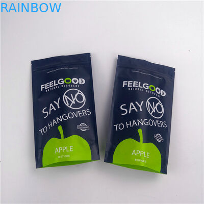 Μόνιμο προσαρμοσμένο σακούλες λογότυπο φερμουάρ Mylar 110mic τροφίμων πρόχειρων φαγητών