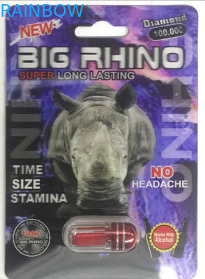 Ρινόκερος 96 φιαλών δύο λίτρων τρισδιάστατες κάρτες φουσκαλών πάνθηρων Mamba ανακυκλώσιμες