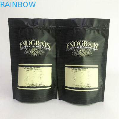 Στάση φύλλων αλουμινίου αργιλίου μεταλλινών επάνω σακουλών στις συσκευάζοντας τσάντες Mylar τσαντών καφέ συσκευάζοντας