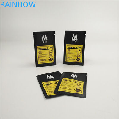 στάση φασολιών καφέ 250g 500g MOPP VMPET επάνω στη σακούλα με τη βαλβίδα