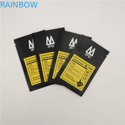 στάση φασολιών καφέ 250g 500g MOPP VMPET επάνω στη σακούλα με τη βαλβίδα