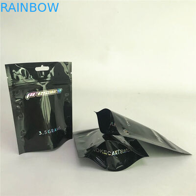 Τσάντες Mylar φύλλων αλουμινίου αργιλίου μεταλλινών Cannabiss απόδειξης παιδιών