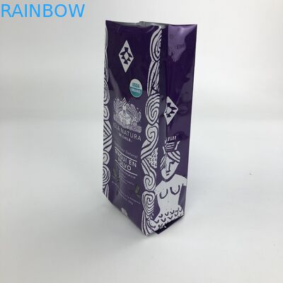 Στιλπνές δευτερεύουσες Gusset ταινιών 250g 1kg 16oz VMPET συσκευάζοντας τσάντες