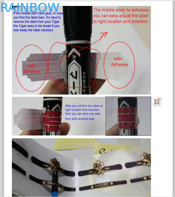 Η χρυσή σφράγιση χρώματος 70mic CMYK συρρικνώνεται τις ετικέτες μανικιών