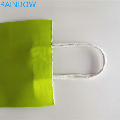 Τσάντες αγορών παντοπωλείων χαρτονιού εγγράφου CMYK 350gsm της Kraft με τη λαβή