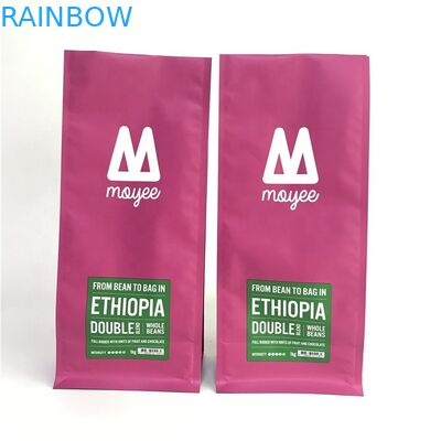 Gusset φύλλων αλουμινίου αργιλίου ελεύθερες δευτερεύουσες VMPET BPA τσάντες 400ml με τη βαλβίδα