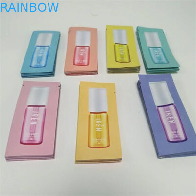 Μεταλλινών αργιλίου μικρά σακουλιών δείγματα κρέμας τσαντών SampeL συσκευάζοντας που συσκευάζουν τις τσάντες