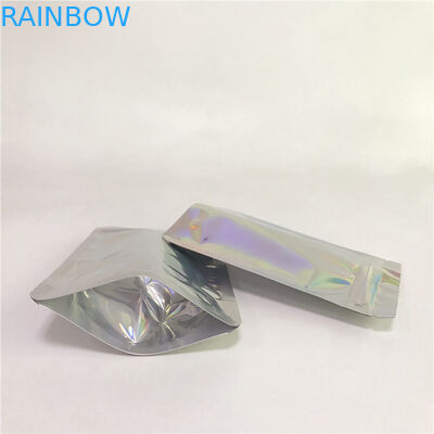 Ψηφιακές σαφείς μπροστινές και ολογραφικές πίσω ολογραφικές τσάντες εκτύπωσης για την καλλυντική συσκευασία