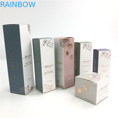 Άσπρη συσκευασία κρέμας προσώπου κιβωτίων εγγράφου σφράγισης χαρτονιού καλλυντική καυτή