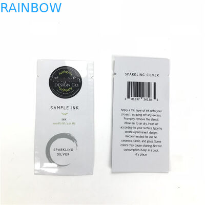 Η προσαρμοσμένη μίας χρήσης μικρή σακούλα δειγμάτων για τον του προσώπου ορό τρία ματιών μέσων καθαρισμού πλευρά σφράγισε το σακούλι για τα προϊόντα Makeup