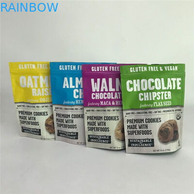 Ψηφιακή στάση φύλλων αλουμινίου αργιλίου μεταλλινών εκτύπωσης Resealable επάνω στις τσάντες συσκευασίας τροφίμων τσαντών