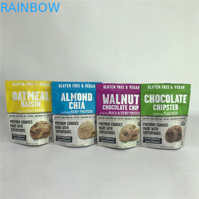 Ψηφιακή στάση φύλλων αλουμινίου αργιλίου μεταλλινών εκτύπωσης Resealable επάνω στις τσάντες συσκευασίας τροφίμων τσαντών