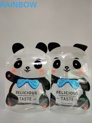 Στιλπνή στάση που συσκευάζει επάνω προσαρμοσμένες τις τσάντες τσάντες με την ειδική μορφή