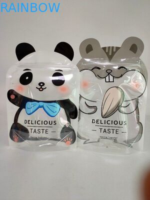 Στιλπνή στάση που συσκευάζει επάνω προσαρμοσμένες τις τσάντες τσάντες με την ειδική μορφή