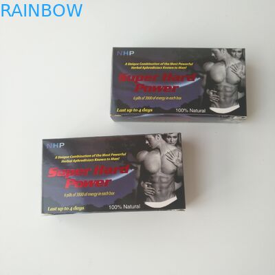 Η συνήθεια τύπωσε το άσπρο συσκευάζοντας κιβώτιο χαπιών υγειονομικής περίθαλψης εγγράφου καρτών