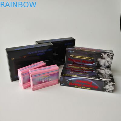 Ανακυκλωμένοι λογότυπο καλλυντικοί φακοί επαφής συνήθειας που συσκευάζουν εγγράφου ορθογώνιο Makeup χαπιών κιβωτίων το στιλπνό έγγραφο Β συσκευασίας Eyelash