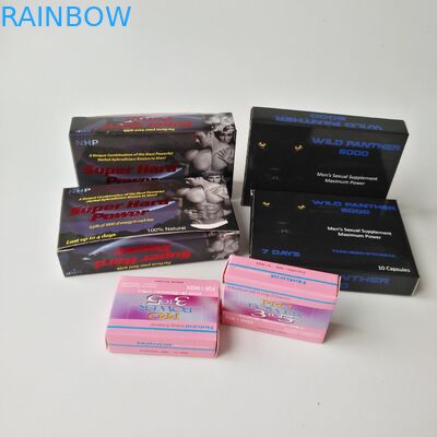 Ανακυκλωμένοι λογότυπο καλλυντικοί φακοί επαφής συνήθειας που συσκευάζουν εγγράφου ορθογώνιο Makeup χαπιών κιβωτίων το στιλπνό έγγραφο Β συσκευασίας Eyelash