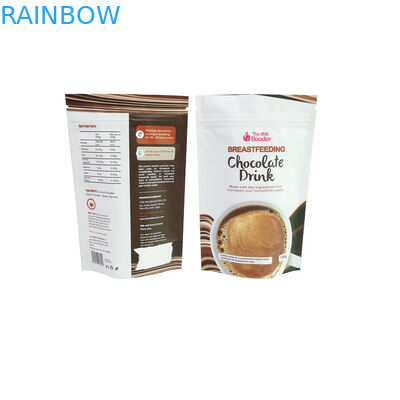 Η ψηφιακή στάση εκτύπωσης επάνω στη σακούλα φερμουάρ τοποθετεί την τσάντα συσκευασίας τροφίμων σκονών τσαγιού καφέ σε σάκκο