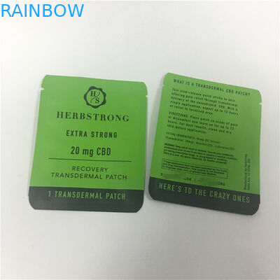 Συνήθεια που τυπώνει τη Resealable στάση κλειδαριών φερμουάρ Mylar επάνω στα μπισκότα ζιζανίων CBD σακουλών που συσκευάζουν τις τσάντες