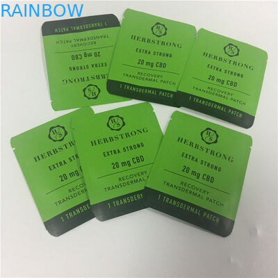 Συνήθεια που τυπώνει τη Resealable στάση κλειδαριών φερμουάρ Mylar επάνω στα μπισκότα ζιζανίων CBD σακουλών που συσκευάζουν τις τσάντες