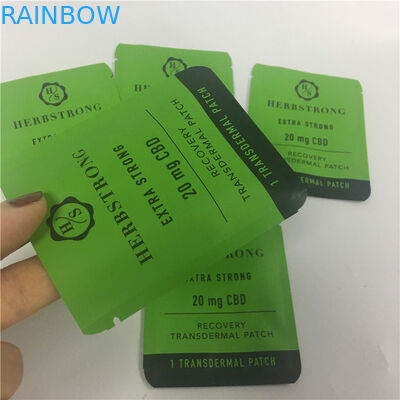 Συνήθεια που τυπώνει τη Resealable στάση κλειδαριών φερμουάρ Mylar επάνω στα μπισκότα ζιζανίων CBD σακουλών που συσκευάζουν τις τσάντες