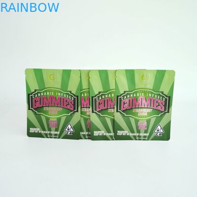 Η συνήθεια δέχτηκε τις στιλπνές αργιλίου φύλλων αλουμινίου συσκευάζοντας συσκευάζοντας τσάντες Mylar τσαντών Resealable