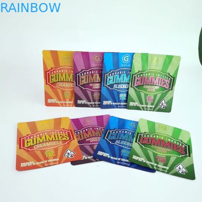 Η συνήθεια δέχτηκε τις στιλπνές αργιλίου φύλλων αλουμινίου συσκευάζοντας συσκευάζοντας τσάντες Mylar τσαντών Resealable