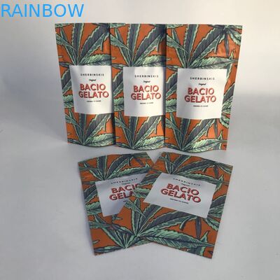 Αποδεκτή συνήθεια στάση φύλλων αλουμινίου αργιλίου μεταλλινών επάνω στις συσκευάζοντας τσάντες Cannabsis