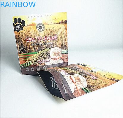 Προσαρμοσμένη στάση αργιλίου μεταλλινών επάνω στις συσκευάζοντας τσάντες φύλλων αλουμινίου αργιλίου με το φερμουάρ