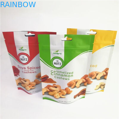 Η συνήθεια φύλλων αλουμινίου αργιλίου μεταλλινών δέχτηκε τις σακούλες στάσεων επάνω με το φερμουάρ