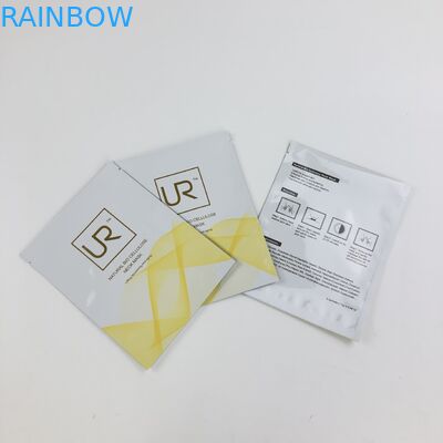 Ziplock τρία συνήθειας Resealable δευτερεύουσα επίπεδη mylar παγωμένη πλαστική τσάντα σακουλιών κρέμας λοσιόν