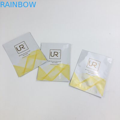 Ziplock τρία συνήθειας Resealable δευτερεύουσα επίπεδη mylar παγωμένη πλαστική τσάντα σακουλιών κρέμας λοσιόν