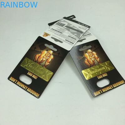 Προσαρμοσμένα κιβώτια εγγράφου καρτών εγγράφου φιαλών δύο λίτρων για τη συσκευασία καψών χαπιών