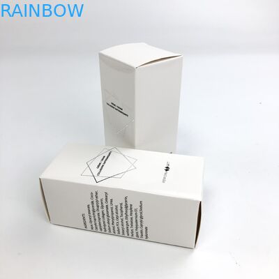 Χονδρική ματ ταινία σφράγισης συνήθειας καυτή με το άσπρο χαρτόνι 350g για την καλλυντική συσκευασία κιβωτίων εγγράφου Eyelash τροφίμων δειγμάτων