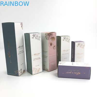 Στιλπνή UV ματ ταινία συνήθειας με το άσπρο χαρτόνι πάχους 400g για την καλλυντική Argan δειγμάτων συσκευασία κιβωτίων λαδόχαρτου