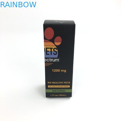 Στιλπνή ταινία συνήθειας με το άσπρο χαρτόνι πάχους 400g για τη συσκευασία κιβωτίων εγγράφου κοσμήματος μπουκαλιών Spary ιατρικής