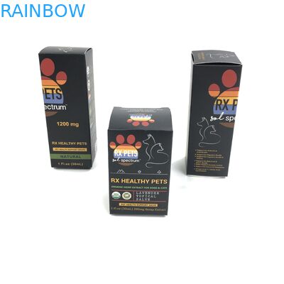 Στιλπνή ταινία συνήθειας με το άσπρο χαρτόνι πάχους 400g για τη συσκευασία κιβωτίων εγγράφου κοσμήματος μπουκαλιών Spary ιατρικής