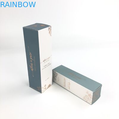 Λιανικά τυπωμένα λογότυπο skincare μπουκάλια ή βάζα συνήθειας που συσκευάζουν το καλλυντικό κιβώτιο εγγράφου