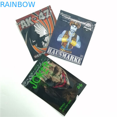 Συσκευάζοντας τσάντες 4g θυμιάματος Cmyk 100microns βοτανικές