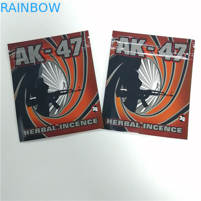 Συσκευάζοντας τσάντες 4g θυμιάματος Cmyk 100microns βοτανικές