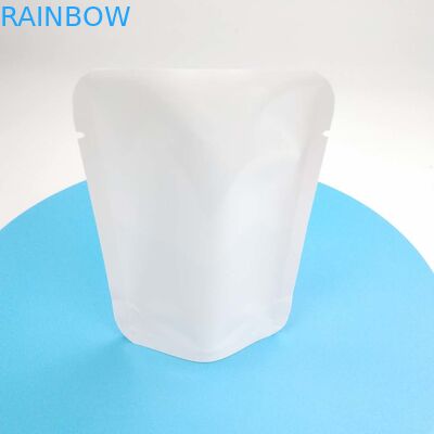 Η συνήθεια Resealable δεν συγκολλά ΚΑΝΕΝΑ φερμουάρ Doypack με θερμότητα ξανασφραγίζει τη στάση σακουλών επάνω σακουλών λουλουδιών υλική συσκευάζοντας τσάντα της Νέας Υόρκης PE σπόρου στην άσπρη