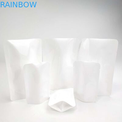 Η συνήθεια Resealable δεν συγκολλά ΚΑΝΕΝΑ φερμουάρ Doypack με θερμότητα ξανασφραγίζει τη στάση σακουλών επάνω σακουλών λουλουδιών υλική συσκευάζοντας τσάντα της Νέας Υόρκης PE σπόρου στην άσπρη