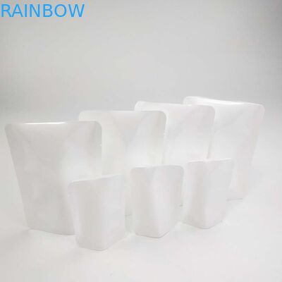Η συνήθεια Resealable δεν συγκολλά ΚΑΝΕΝΑ φερμουάρ Doypack με θερμότητα ξανασφραγίζει τη στάση σακουλών επάνω σακουλών λουλουδιών υλική συσκευάζοντας τσάντα της Νέας Υόρκης PE σπόρου στην άσπρη