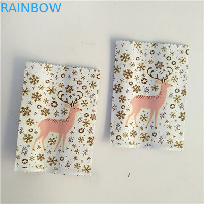 Συσκευάζοντας τσάντα φραγμών πρόχειρων φαγητών MOPP CMYK 150micron με την οδοντωτή άκρη