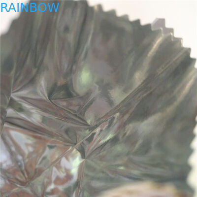 Συσκευάζοντας τσάντα φραγμών πρόχειρων φαγητών MOPP CMYK 150micron με την οδοντωτή άκρη